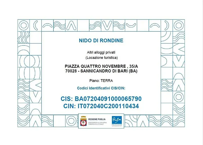 Nido Di Rondine Sannicandro di Bari